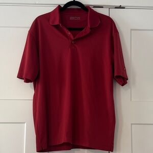 Nike Fit Dry Golf Men's Deep Red Polo Shirt
